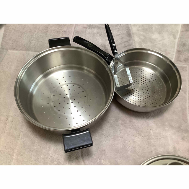 美品 現行新型 インコア inkor 大フライパン 蓋付き@ 美品 現行新型