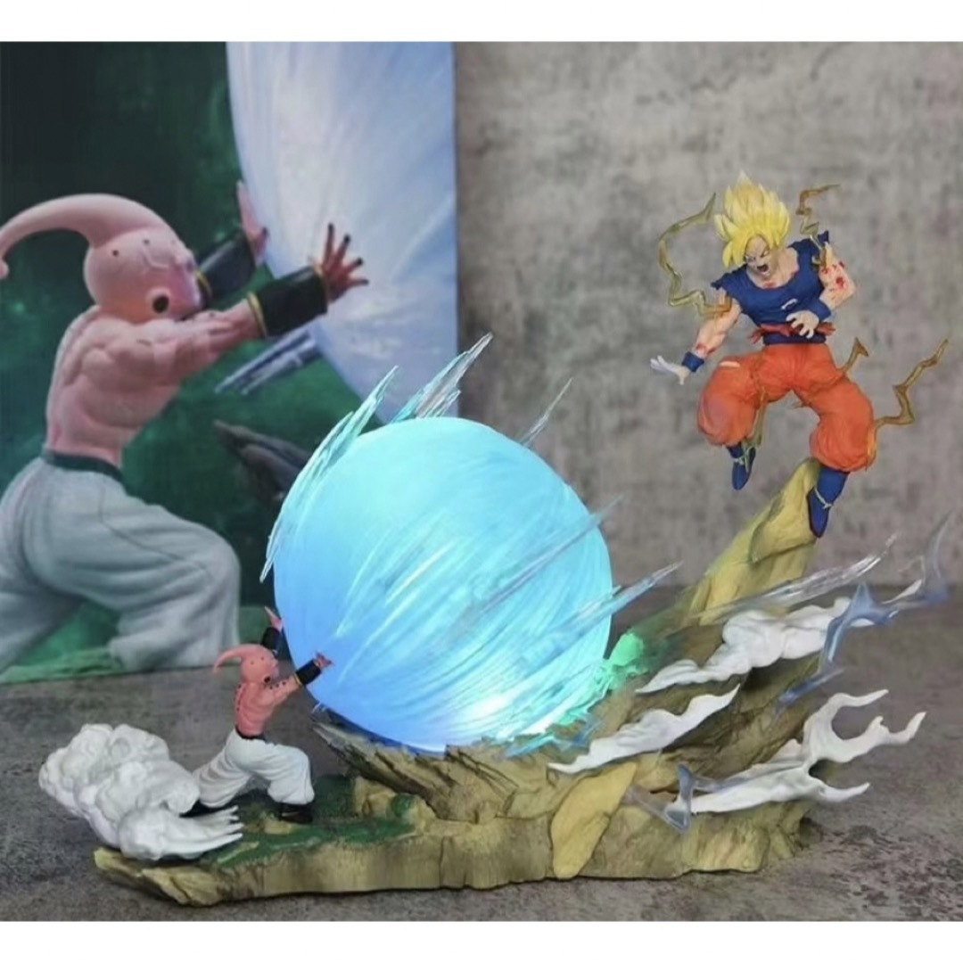 22cm 孫悟空 ブウ ドラゴンボール フィギュア PVC製品 ガレージキット