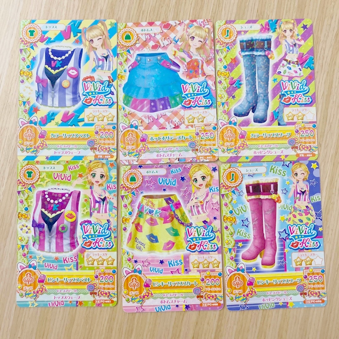 アイカツ 旧アイカツ！カード 新條ひなき 夏樹みくる ヴィヴィッドキス