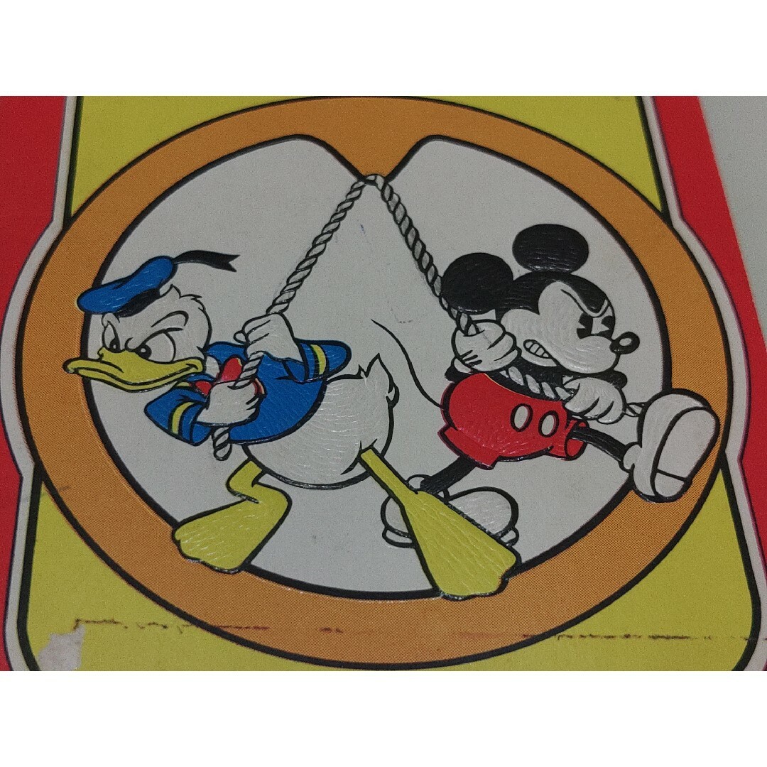 Disney - アイドルメモ ドナルドダック ミッキーマウス 昭和レトロ