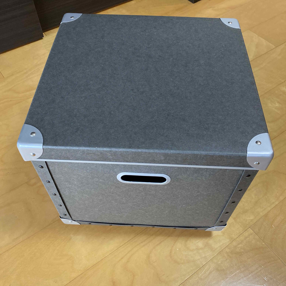 MUJI (無印良品) - 硬質パルプボックス・フタ式・ストッカー&スタンド