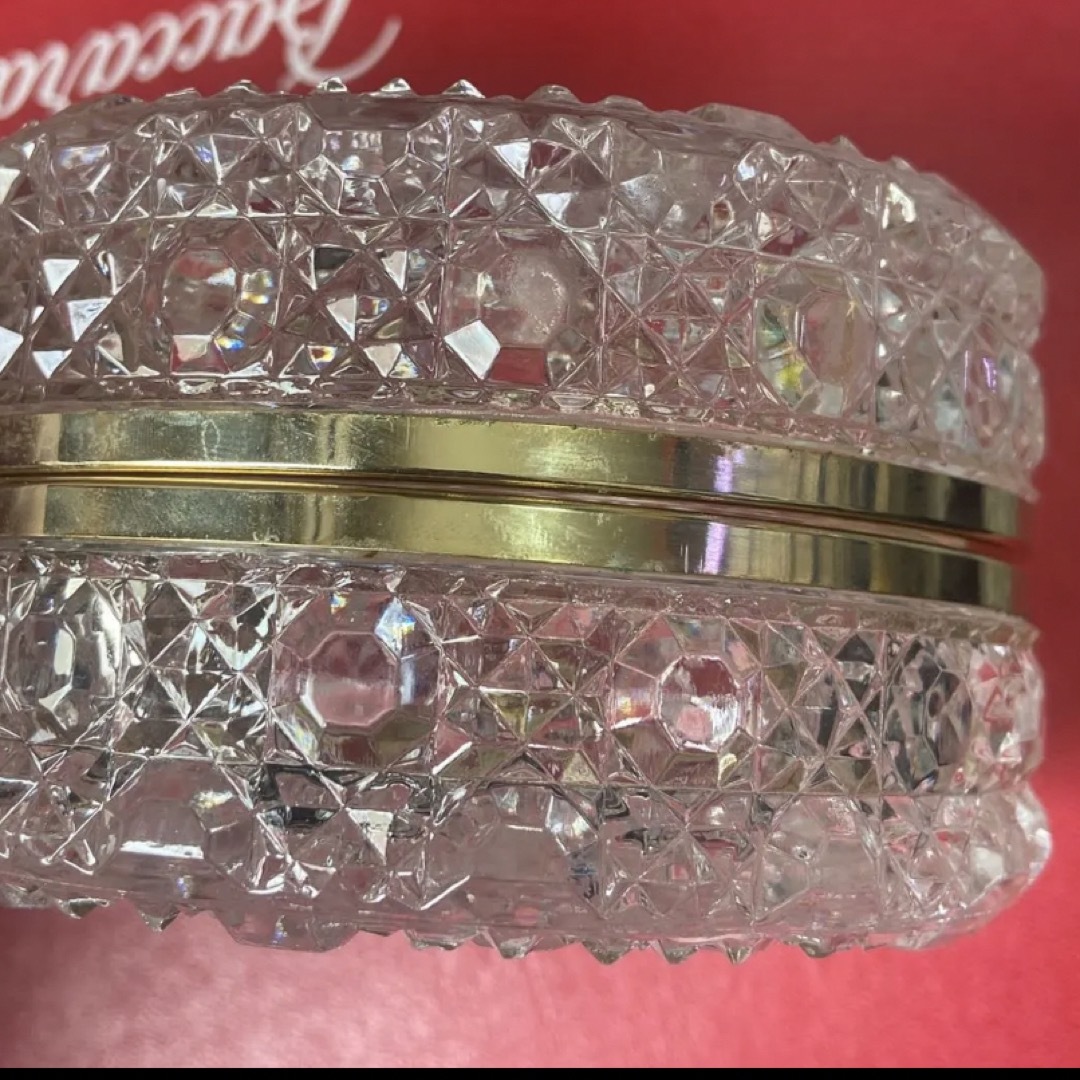 Baccarat - 【珠玉の名品】オールドバカラ《宝石箱》ダイヤモンド