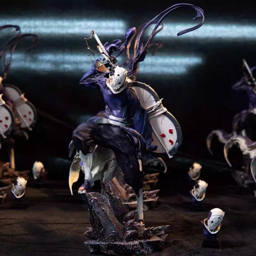 ナルト 疾風伝 うちはオビト ガレージキット 塗装済み完成品