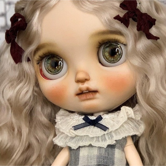 カスタムブライス 人形 海外作家様 欧米風メイク ナチュラル フル