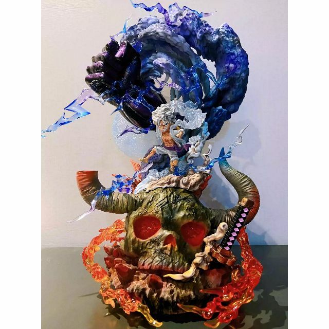 ワンピース ニカ ルフィ ギア5 ワーコレサイズ フィギュア ガレージ