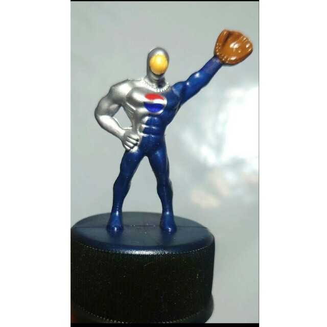 ペプシマンの限定ボトルキャップ10体セット（20年以上前当時物 ）の