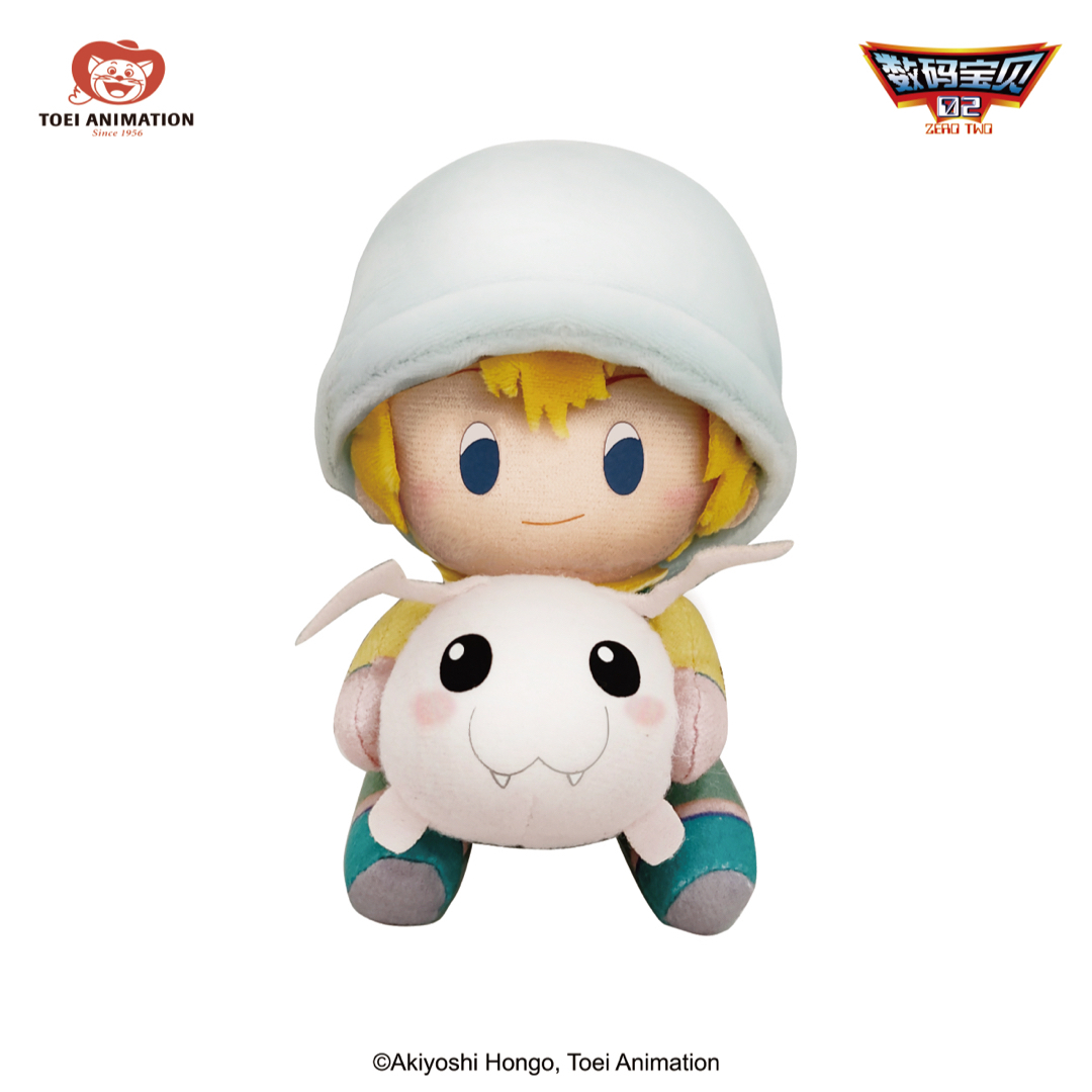 デジモンアドベンチャー02 東映海外正規品 おすわりぬいぐるみ 【箱