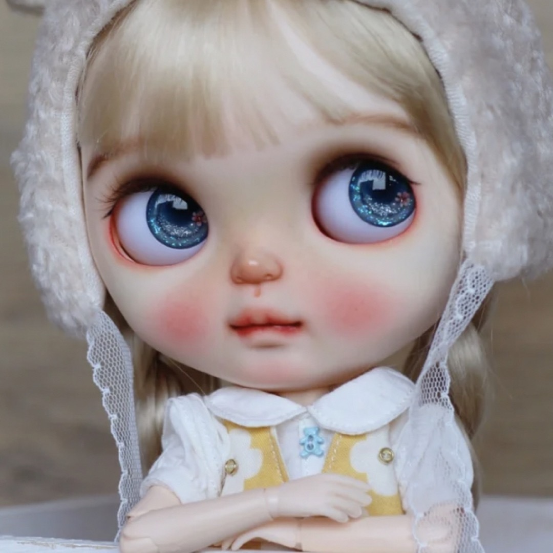 カスタムブライス 人形 かわいい 作家様 ナチュラルメイク 幼い フル
