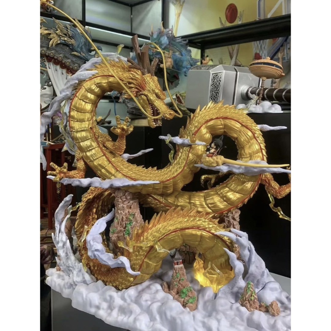 55cm 神龍 孫悟空 ドラゴンボール フィギュア PVC製品 ガレージキット
