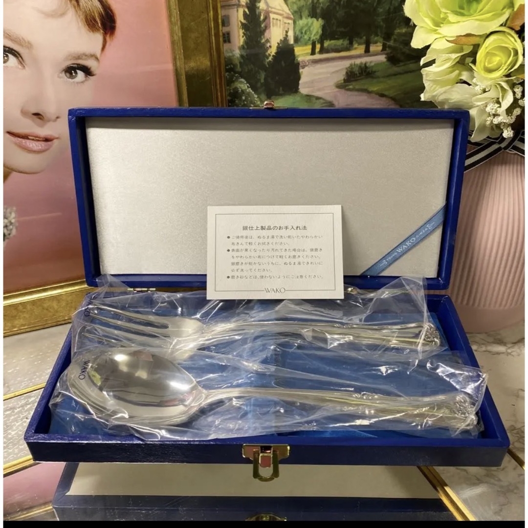 和光 WAKO シルバー 銀製 カラトリー スプーン フォークの通販 by