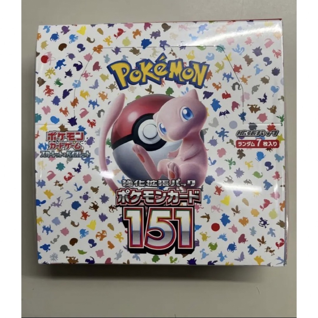 ポケモンカード151シュリンク付きbox