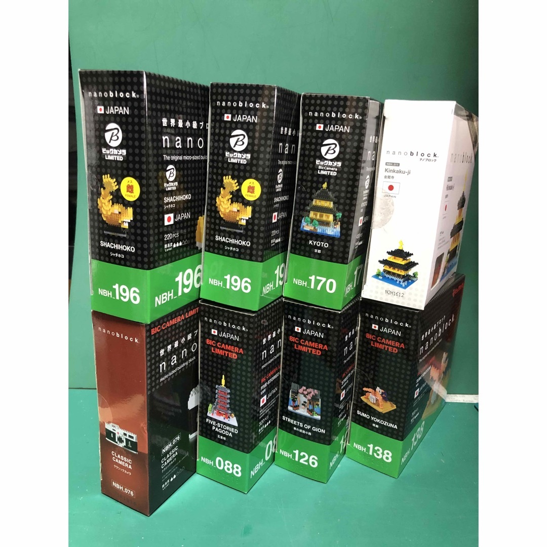 ナノブロック希少激レア16点ビックカメラ限定4年がかりのコンプリート
