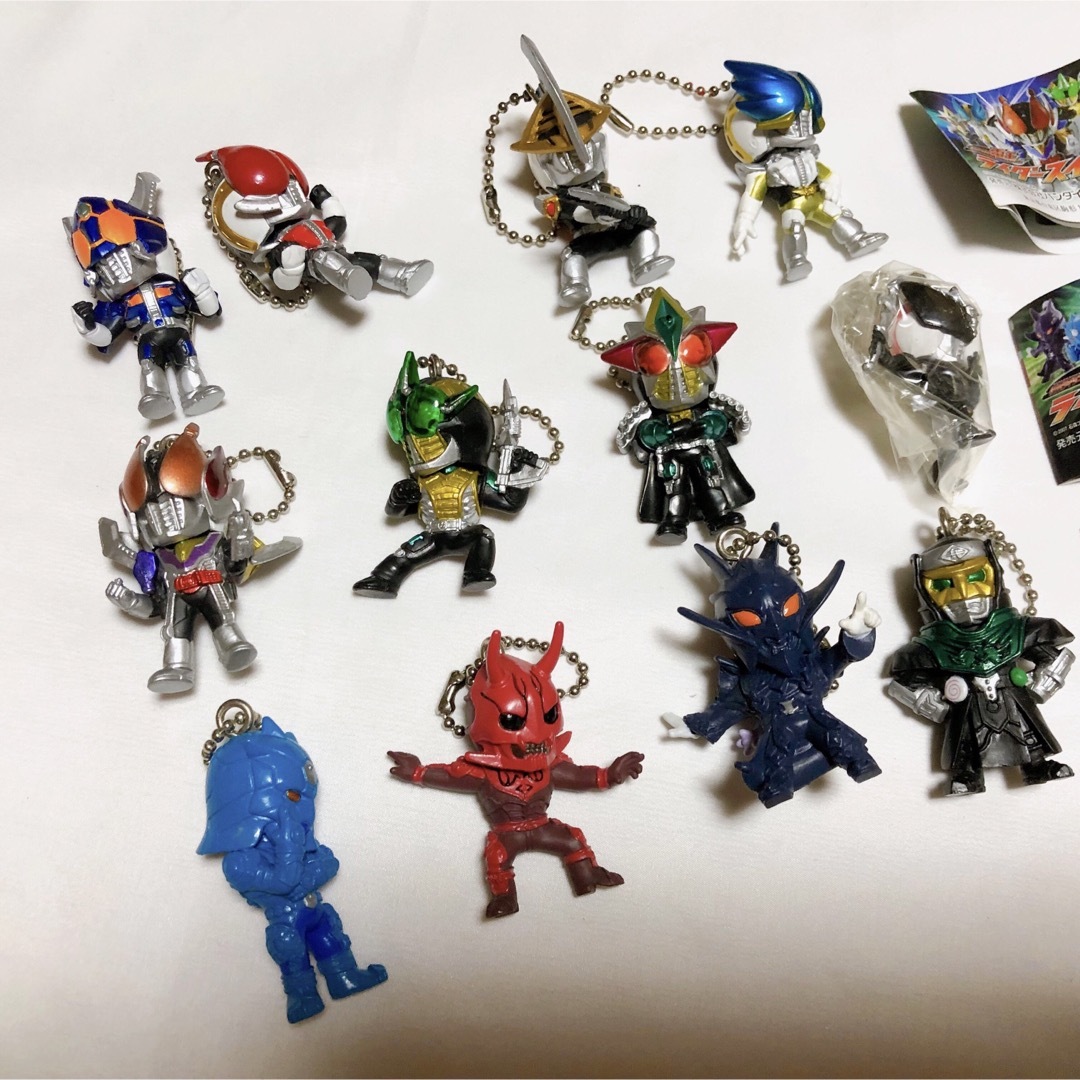 BANDAI - 仮面ライダー電王 ガチャ フィギュア キーホルダー 12体