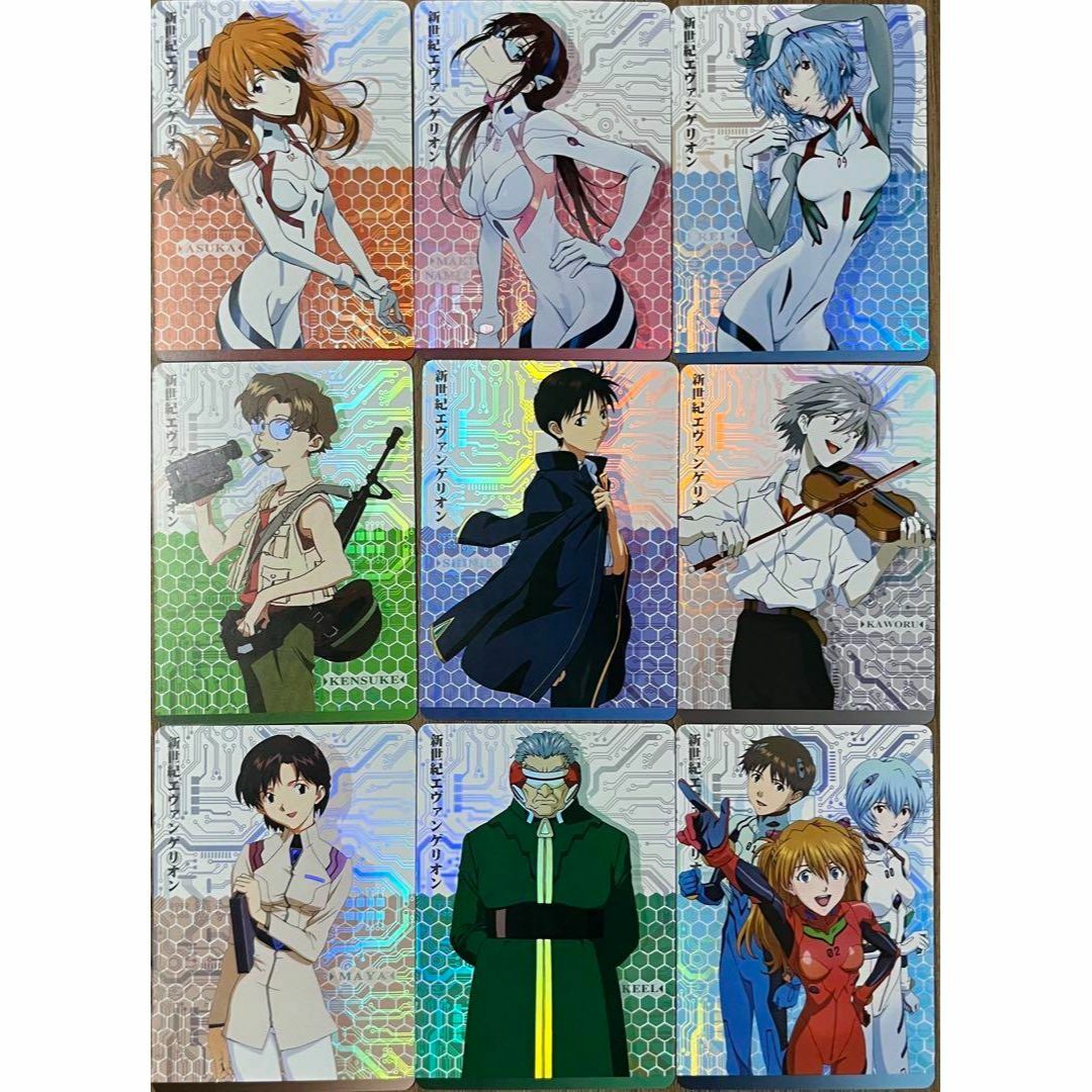新世紀エヴァンゲリオン シンジ レイ アスカ マリ カヲル 4 カードの