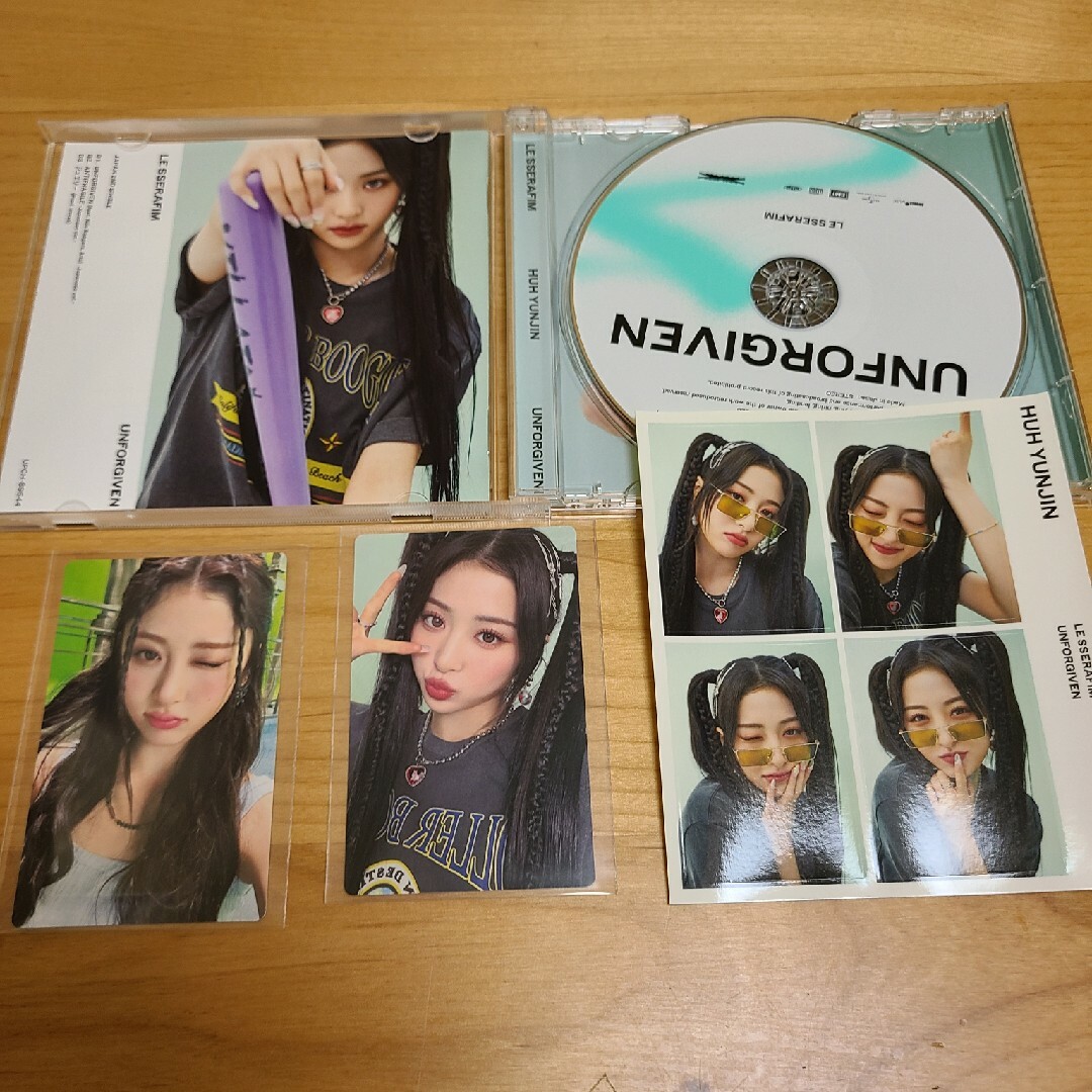 LE SSERAFIM - ルセラフィム ユンジン トレカ コンプ ソロジャケット盤