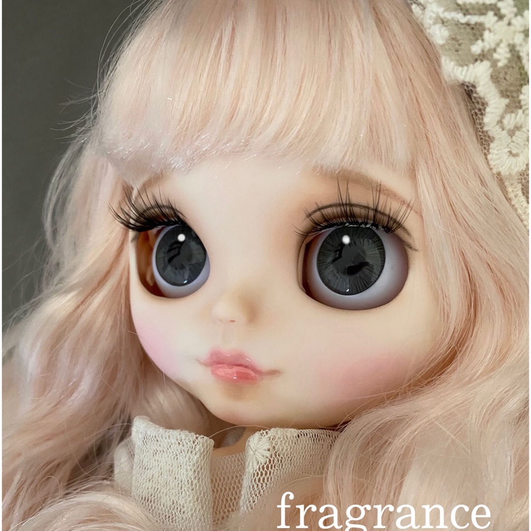 カスタムアイシードール 人形 ブライス 白肌 ピンク の通販 by