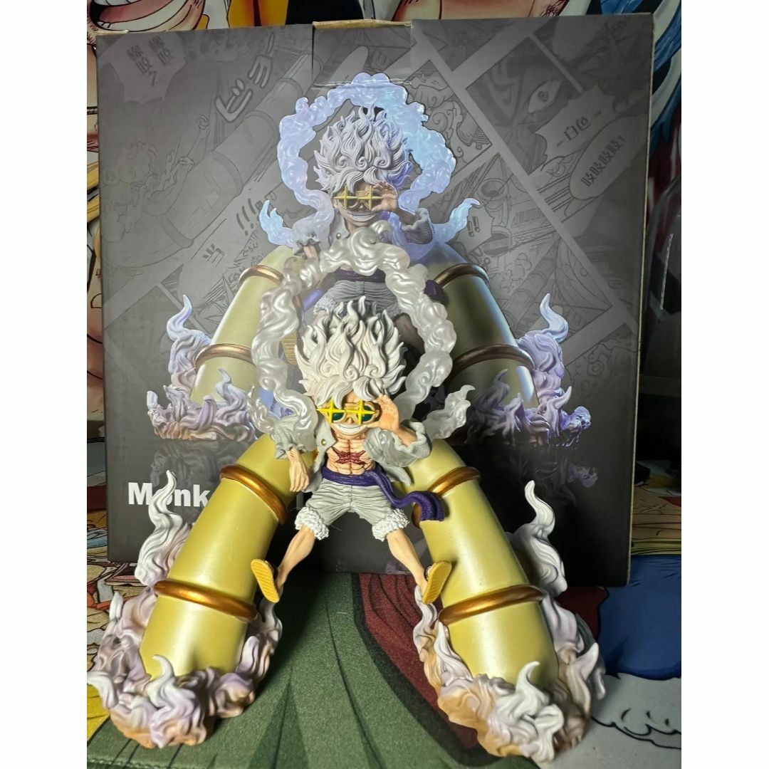 ワンピース ギア5 ルフィ ニカ フィギュア ワーコレサイズ ガレージ