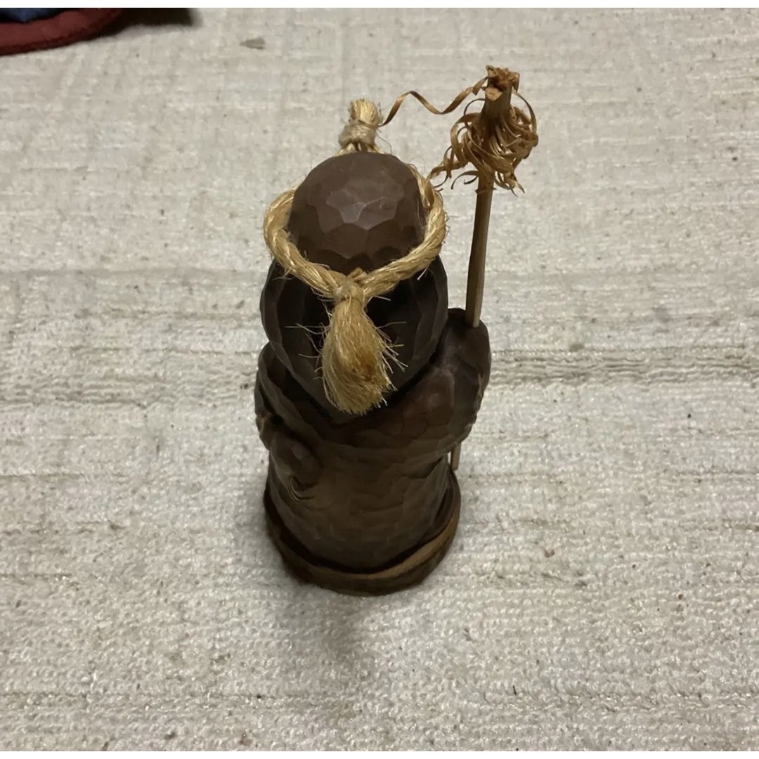 砂澤一雄作品 アイヌエカシ像 木彫り 【砂澤ビッキ氏の実弟】。2000年