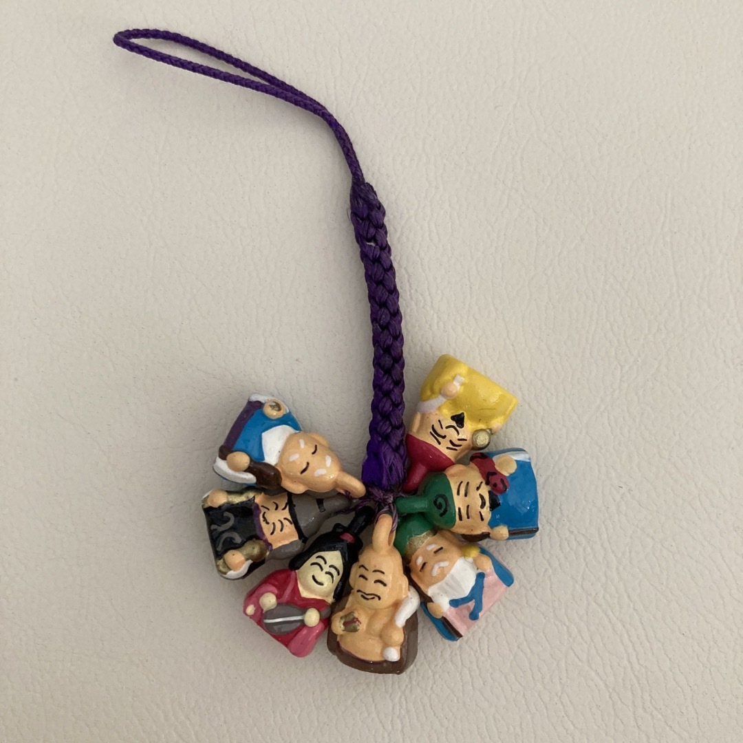 幸福の根付 七福神 ストラップ キーホルダーの通販 by 由麻's shop｜ラクマ