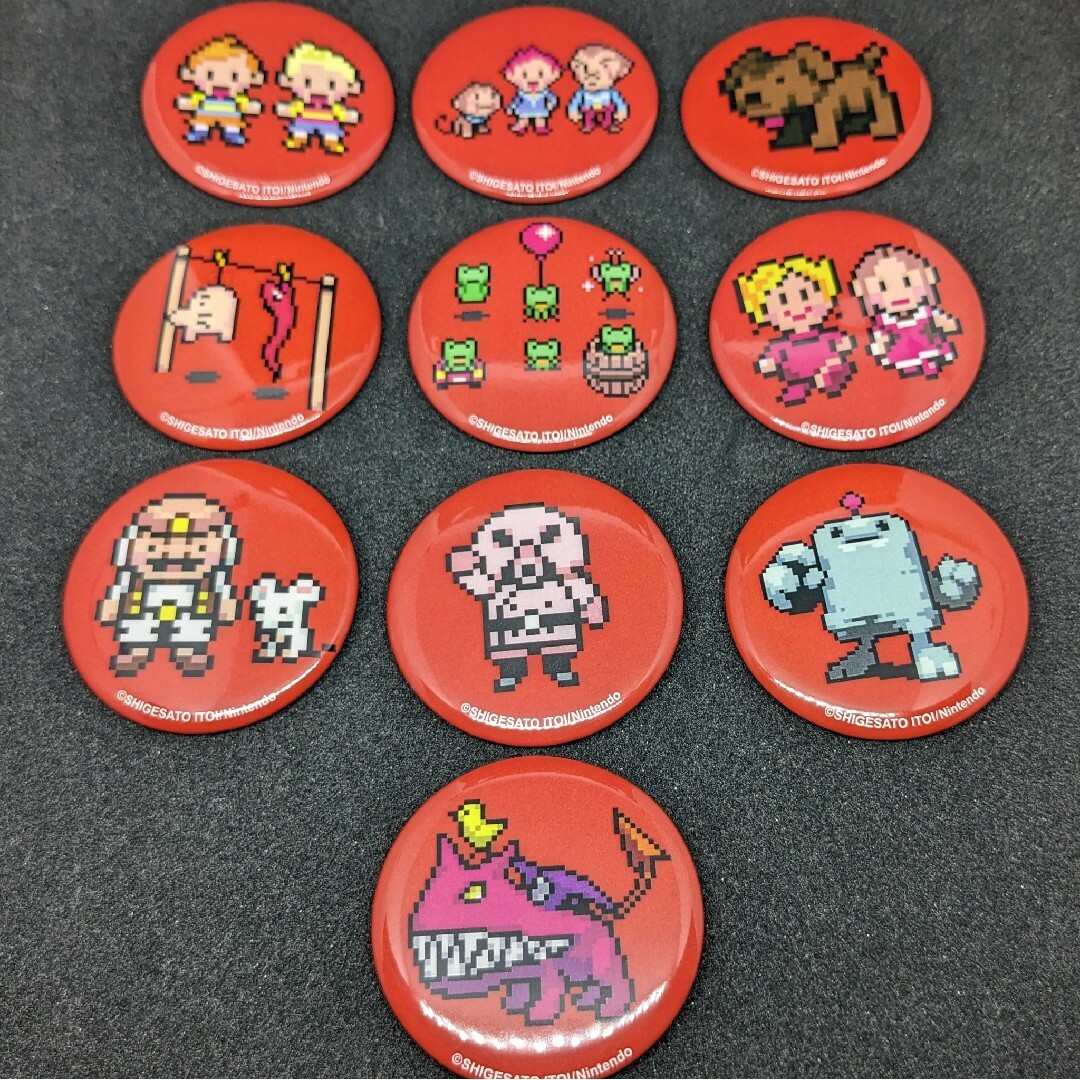 任天堂 - ほどよくバラけたMOTHERカンバッヂ。MOTHER3セットの通販 by