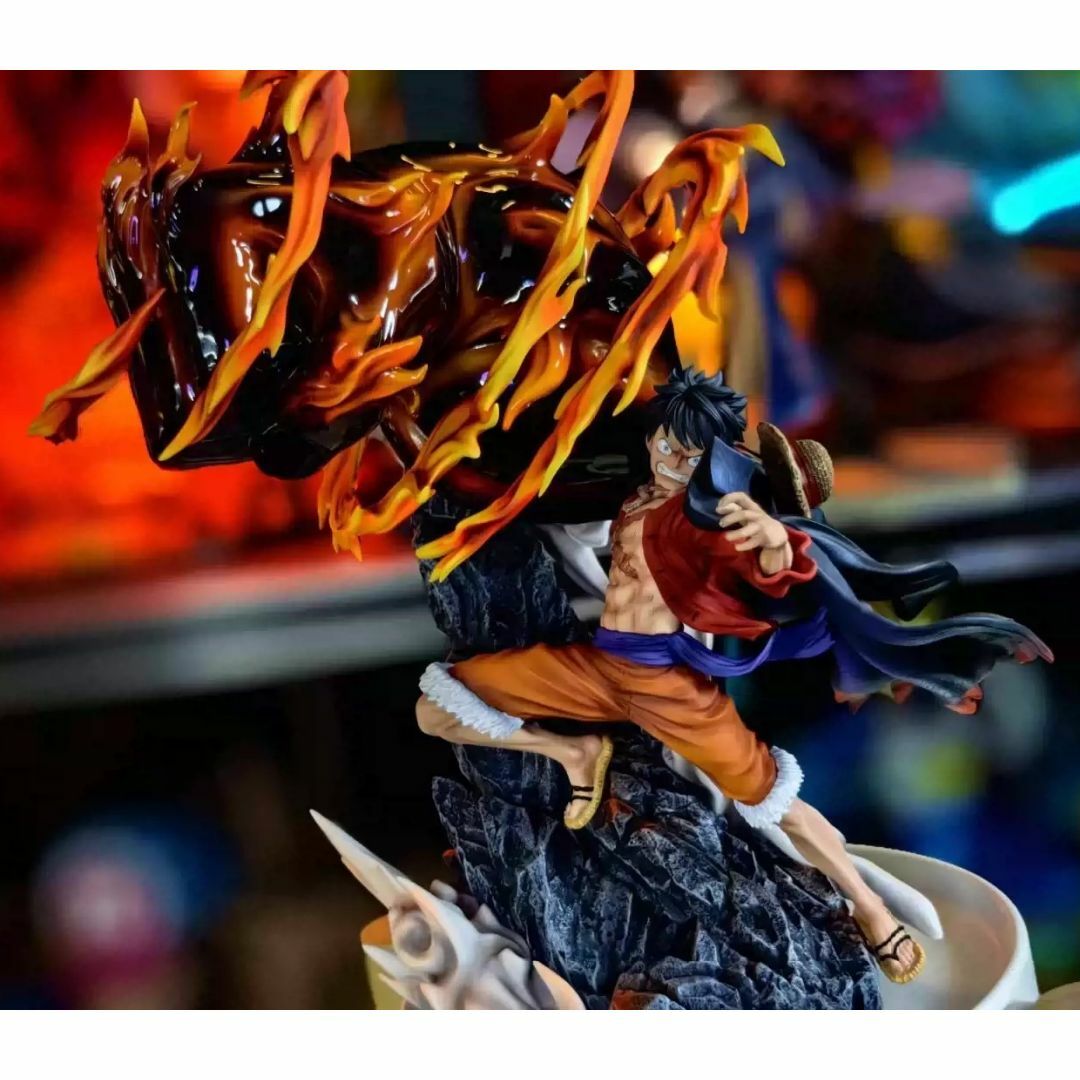 ワンピース 業火拳銃 レッドロック ルフィ ガレージキット フィギュア