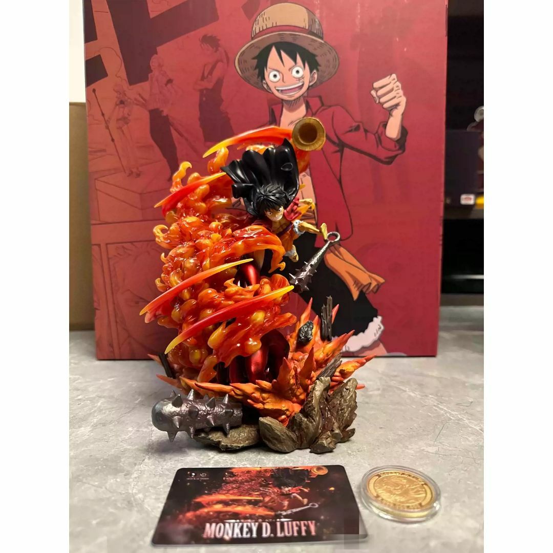 ワンピース レッドロック ルフィ 業火拳銃 ガレージキット フィギュア