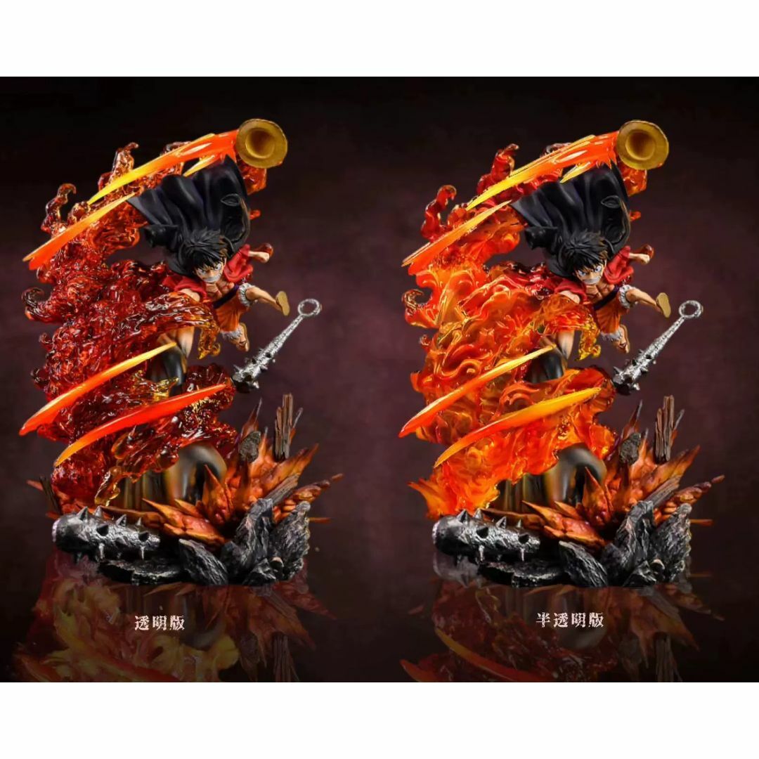 ワンピース レッドロック ルフィ 業火拳銃 ガレージキット フィギュア