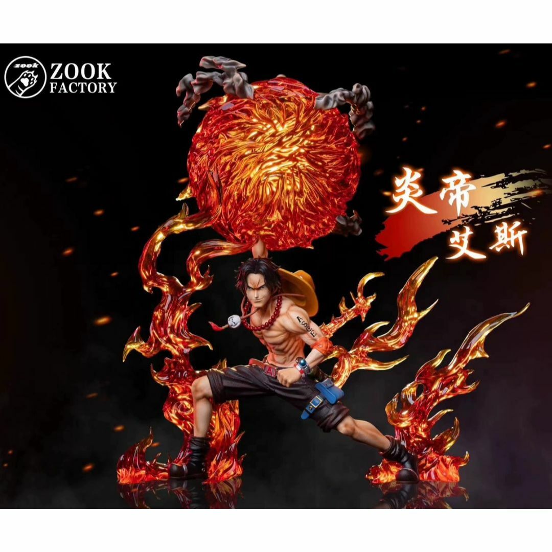 ワンピース 火拳のエース フィギュア ガレージキット 1/8スケールの