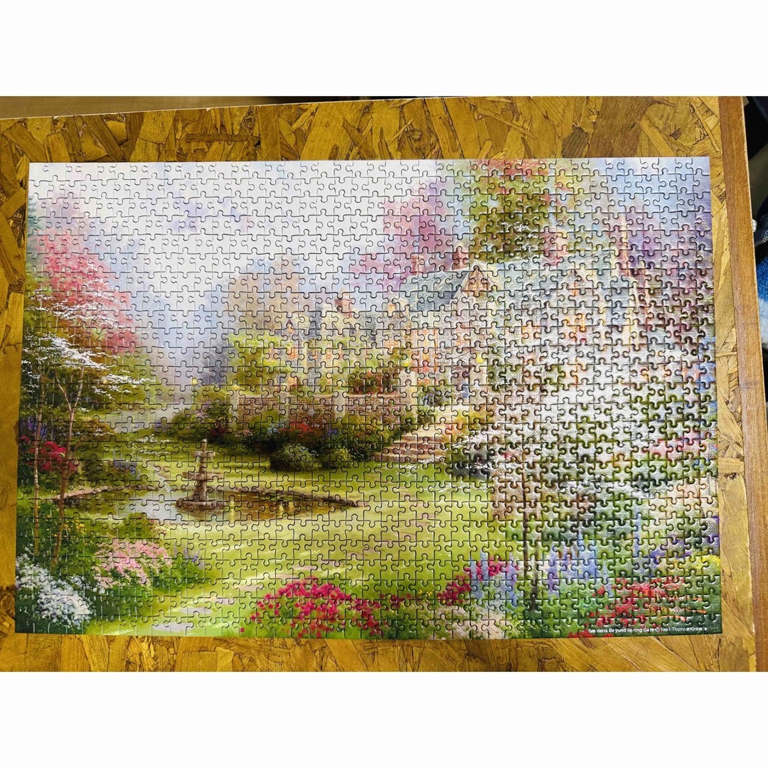 世界極小ジグソーパズル 春の庭 1000ピースの通販 by ここあ's shop