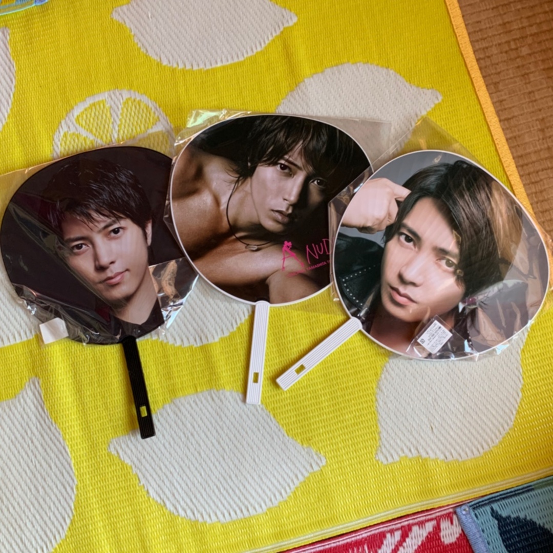 山下智久 山P うちわ3点 ペンライト7点セットの通販 by mikan's shop