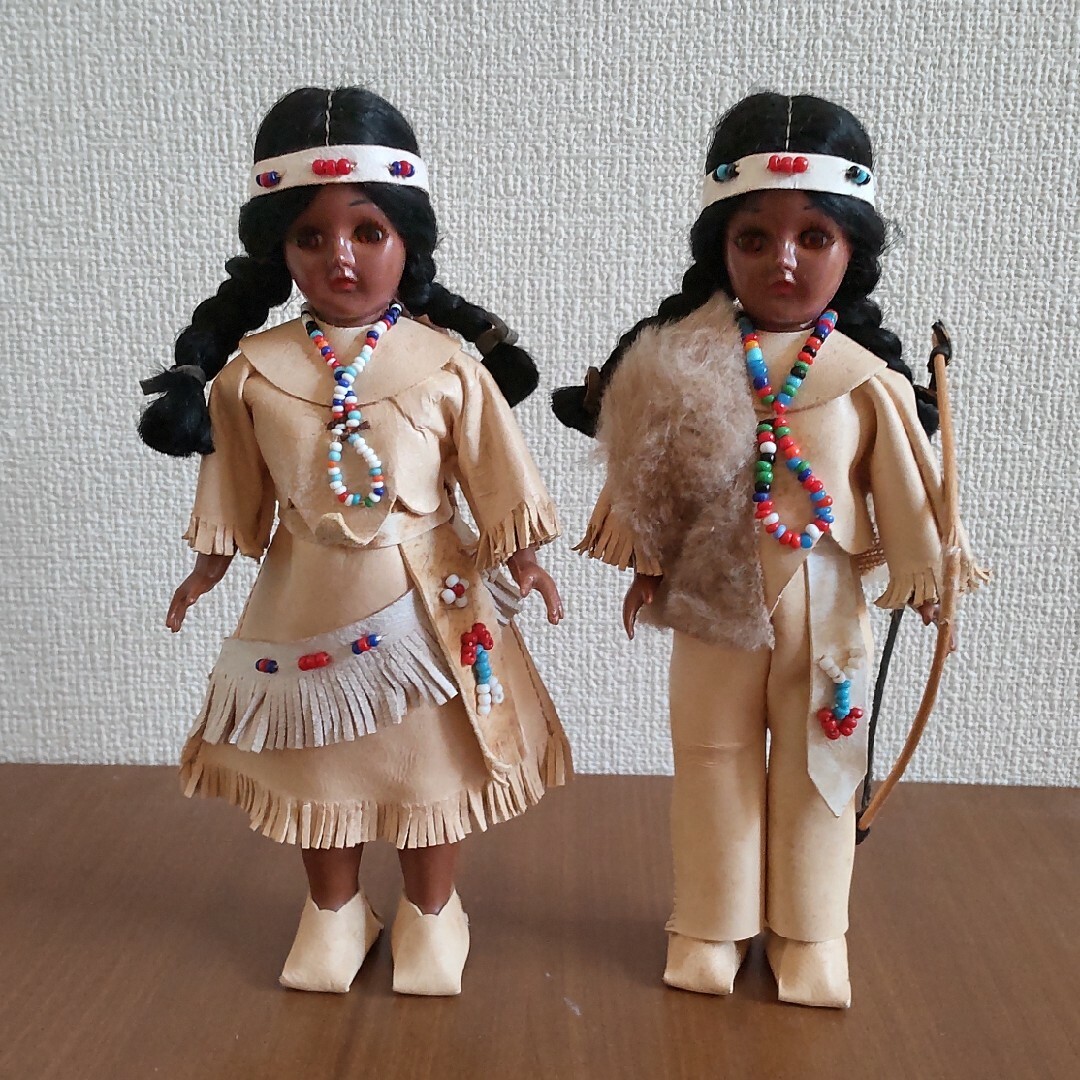 カールソンドール インディアン人形2体セットの通販 by 親切商店｜ラクマ