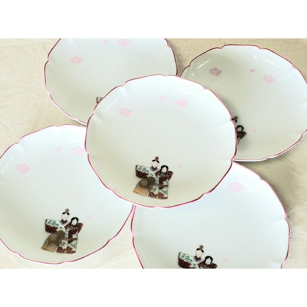 深川製磁 - 深川製磁お雛様小皿5枚セット 有田焼の通販 by NOAH's shop