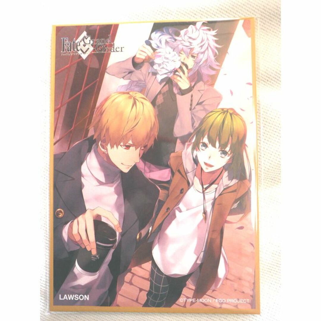 Fate/Grand Order fgo ローソン ミニ色紙 ギルガメッシュ マの通販 by