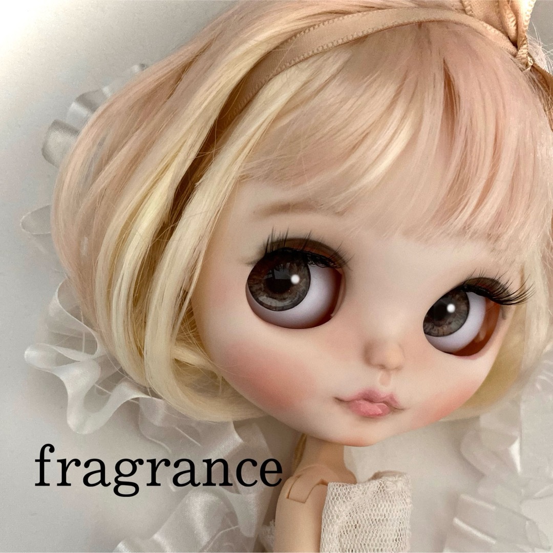 カスタムアイシードール 白肌 ブライス 人形 いちごミルクの通販 by