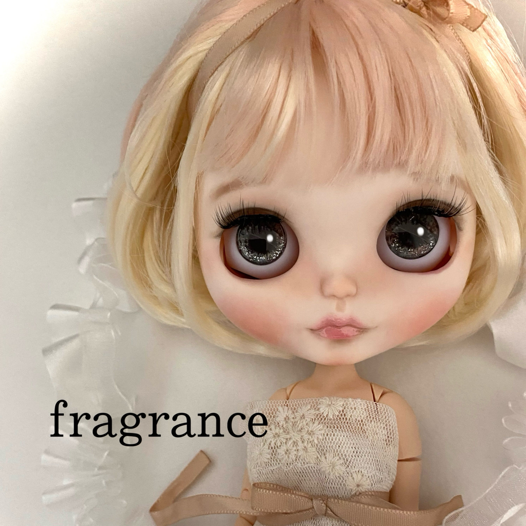 カスタムアイシードール 白肌 ブライス 人形 いちごミルクの通販 by