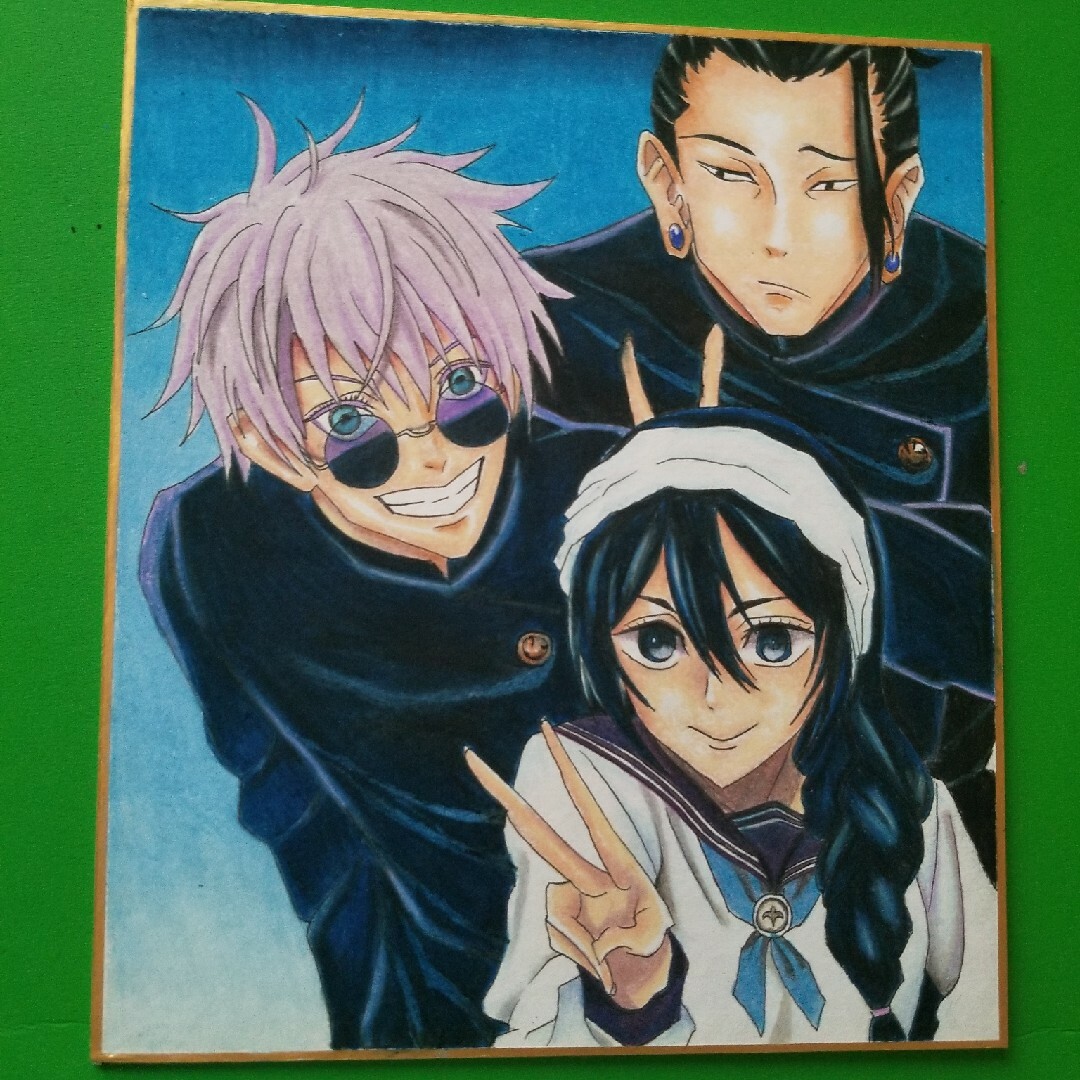 手描き 呪術廻戦 イラスト 五条悟、夏油傑、天内理子の通販 by kei｜ラクマ