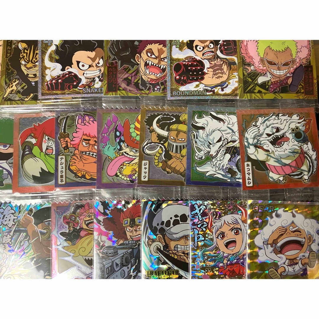 ワンピース大海賊シールウエハース LOG.6 ニカ 裏ニカ コンプの通販 by