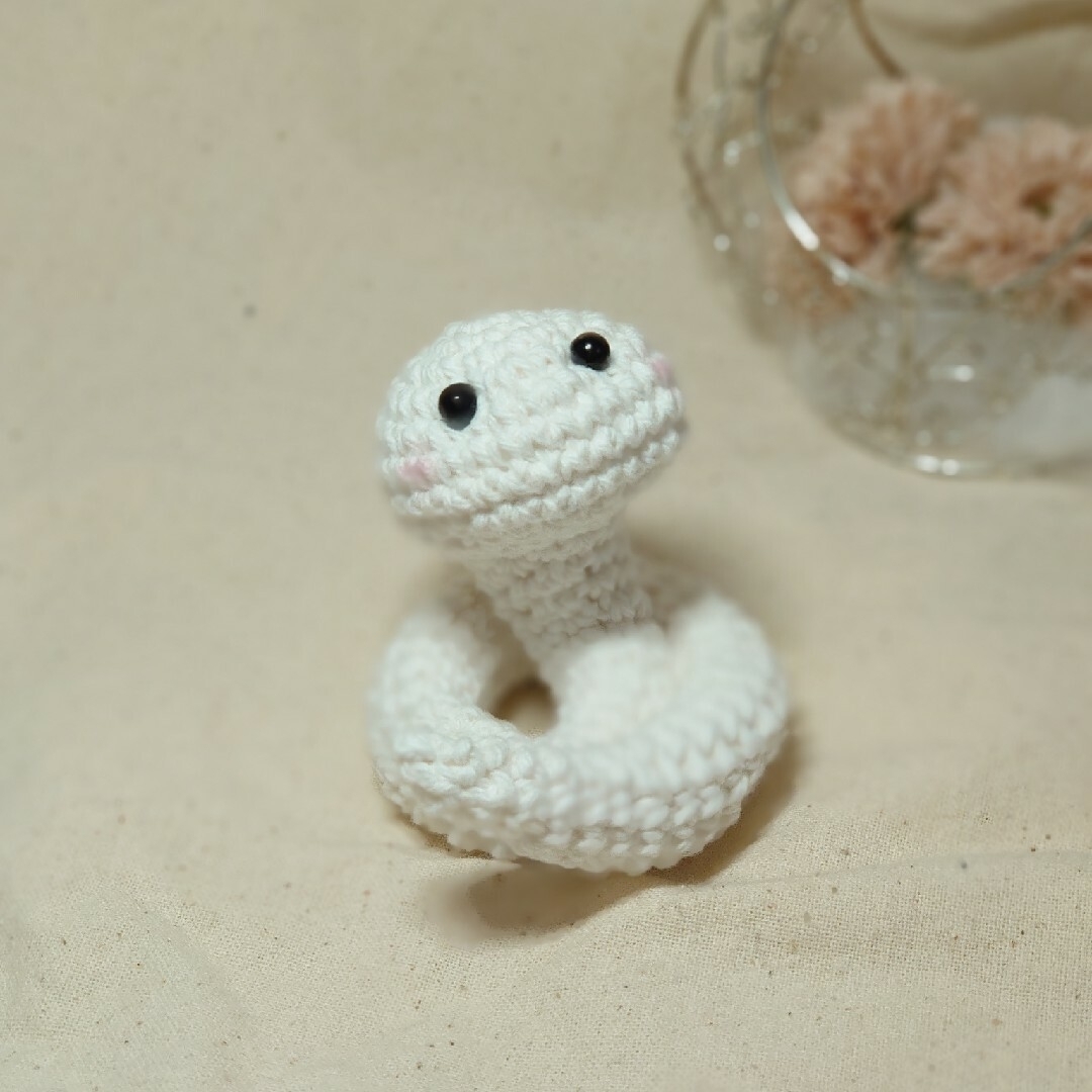 ヘビあみぐるみ 干支あみぐるみ へびあみぐるみの通販 by Lien shop