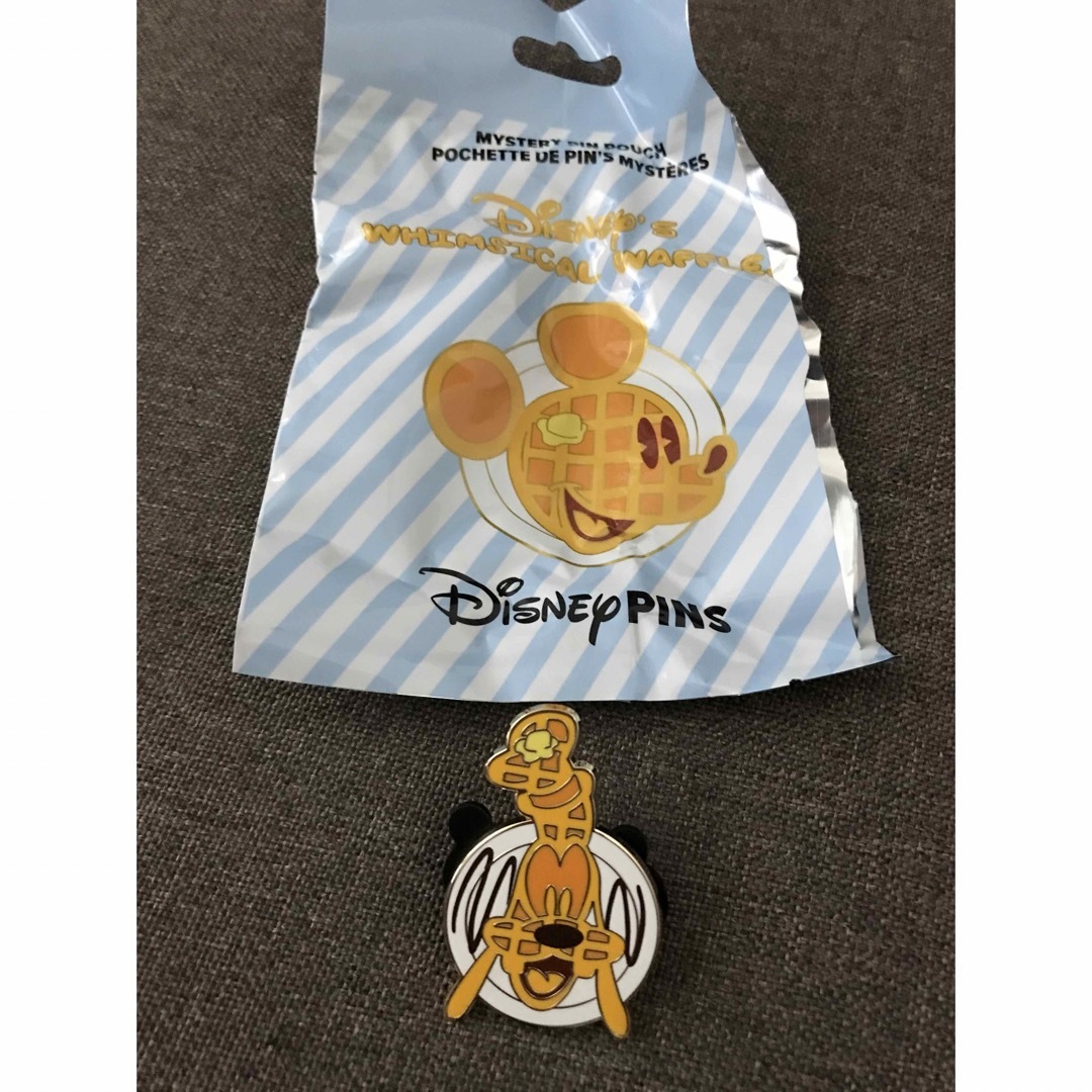 Disney - 香港ディズニー ワッフル フェイス ピンバッジ グーフィー