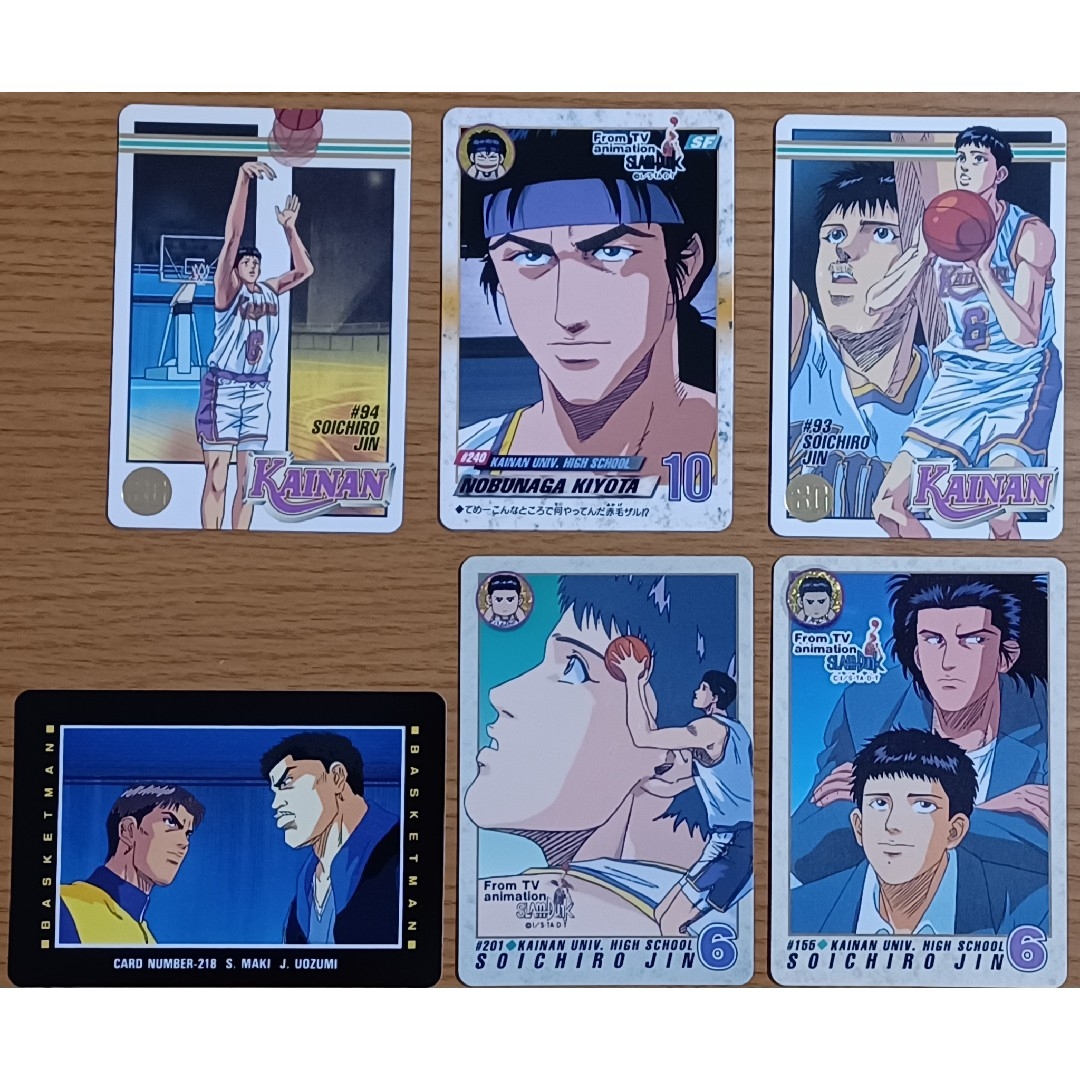 SLAM DUNK スラムダンク バンダイ アマダ カードセット チーム海南大の