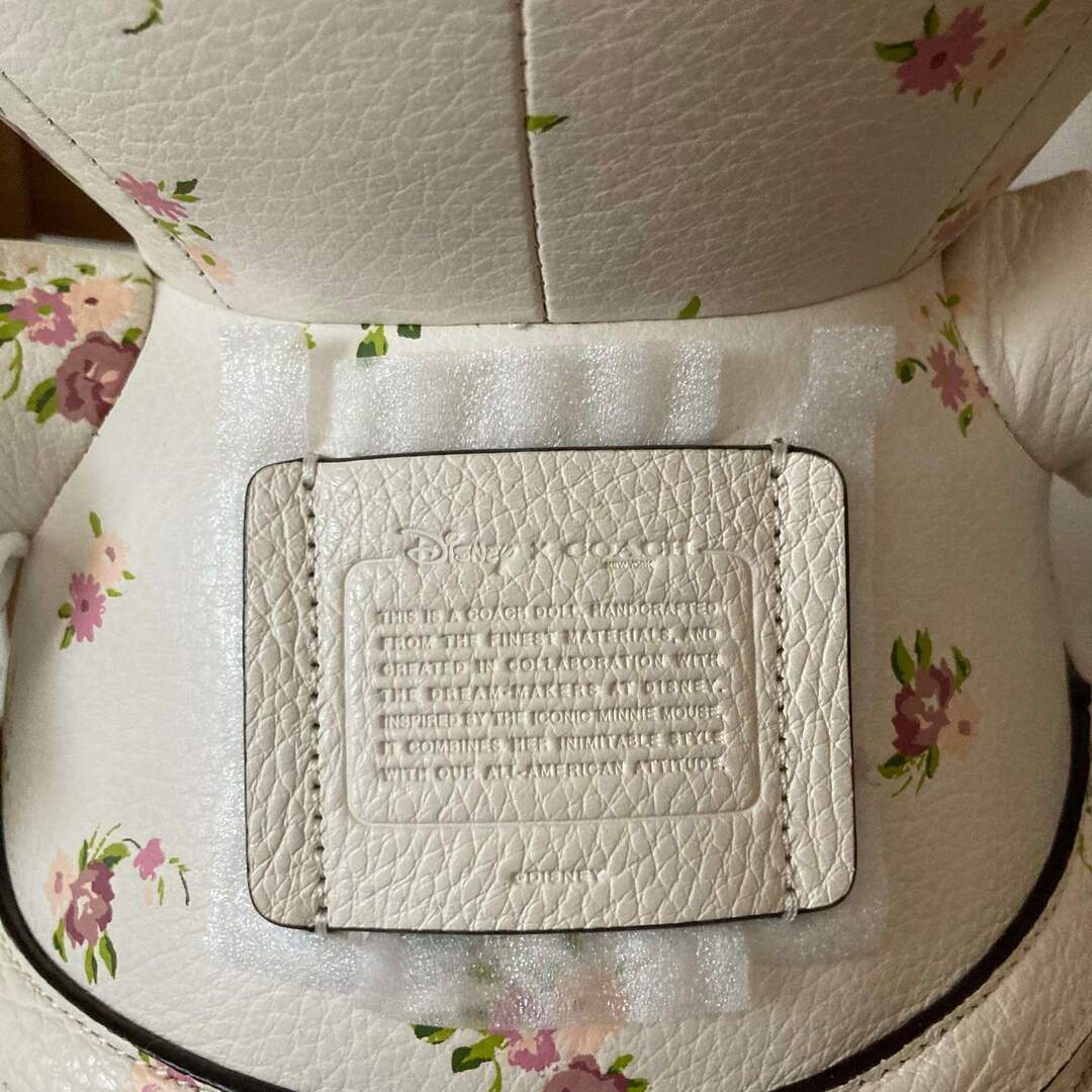 COACH - Coach X Disney ミニーマウス ドール レザー 花柄 限定品 新品