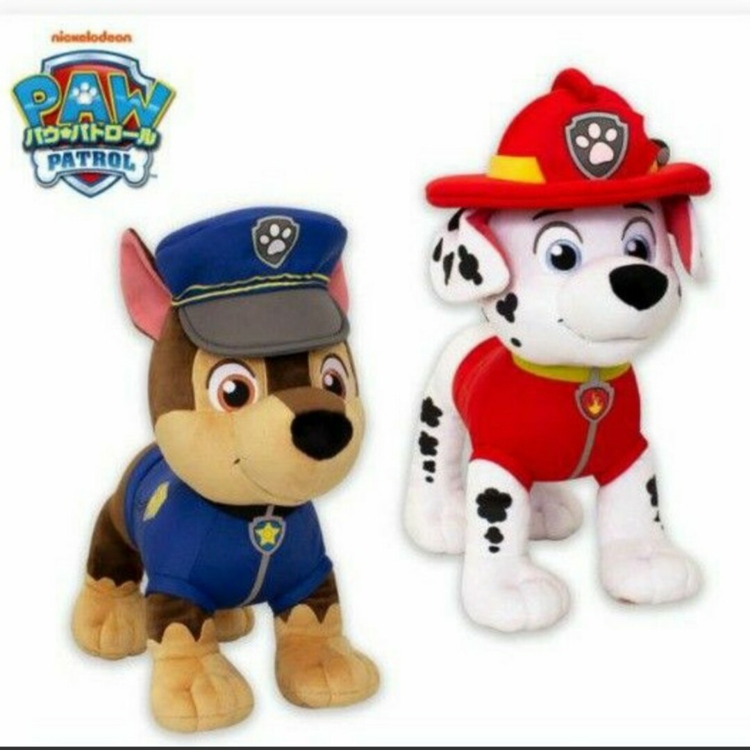 パウ・パトロール BIGぬいぐるみ2種類セットの通販 by たかゆき's shop