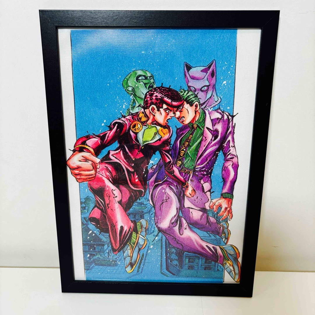 額付きポスター】JOJO ジョジョの奇妙な冒険 第4部 仗助 吉良吉影(新品