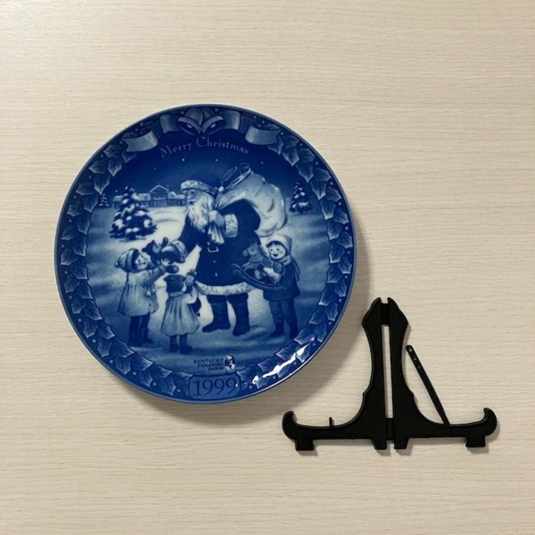 ケンタッキー ノベルティ クリスマス絵皿 クリスマスイヤープレートの