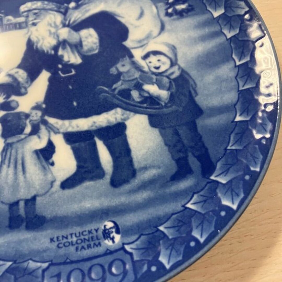 ケンタッキー ノベルティ クリスマス絵皿 クリスマスイヤープレートの