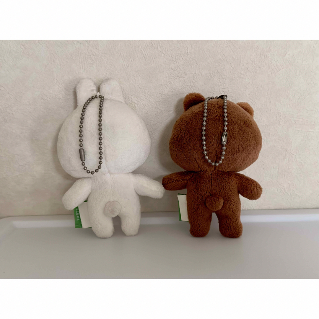 LINE ブラウン コニー ストラップ ぬいぐるみの通販 by にーまる's