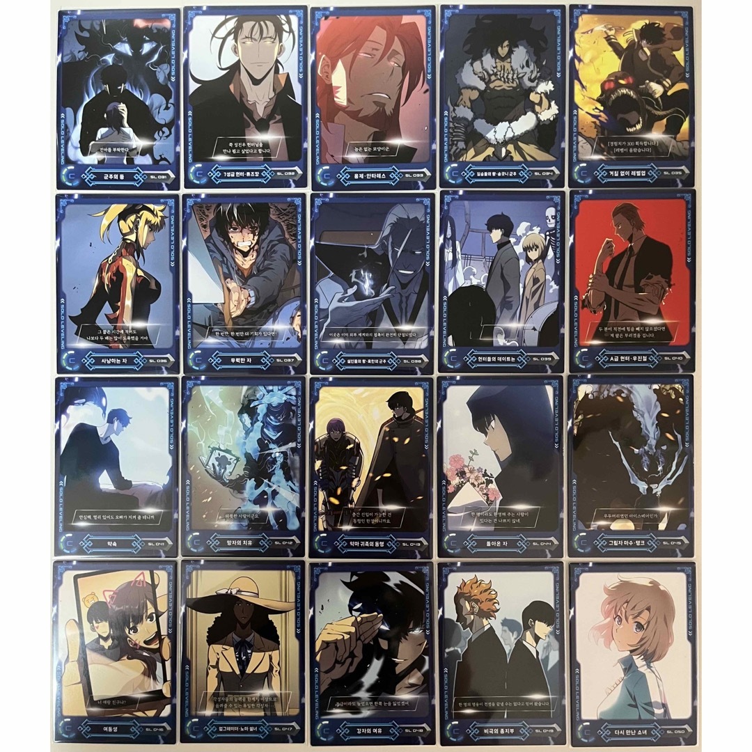 フルコンプ】韓国グッズ 俺だけレベルアップな件 トレカ Cカード 20種