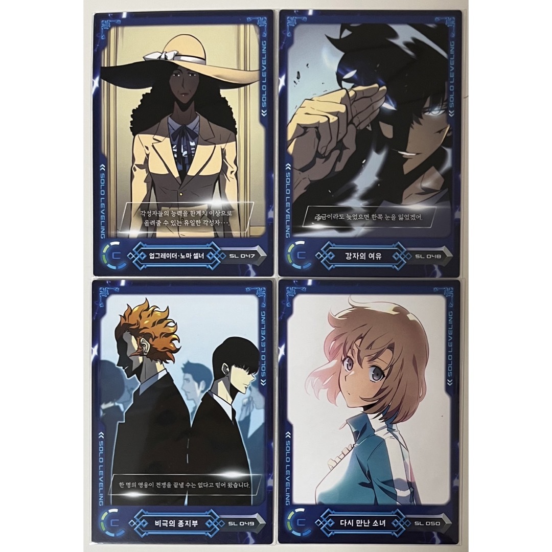フルコンプ】韓国グッズ 俺だけレベルアップな件 トレカ Cカード 20種