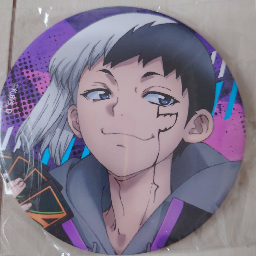 Dr.STONE ドクターストーン あさぎりゲン サイバーパンク 缶バッチ