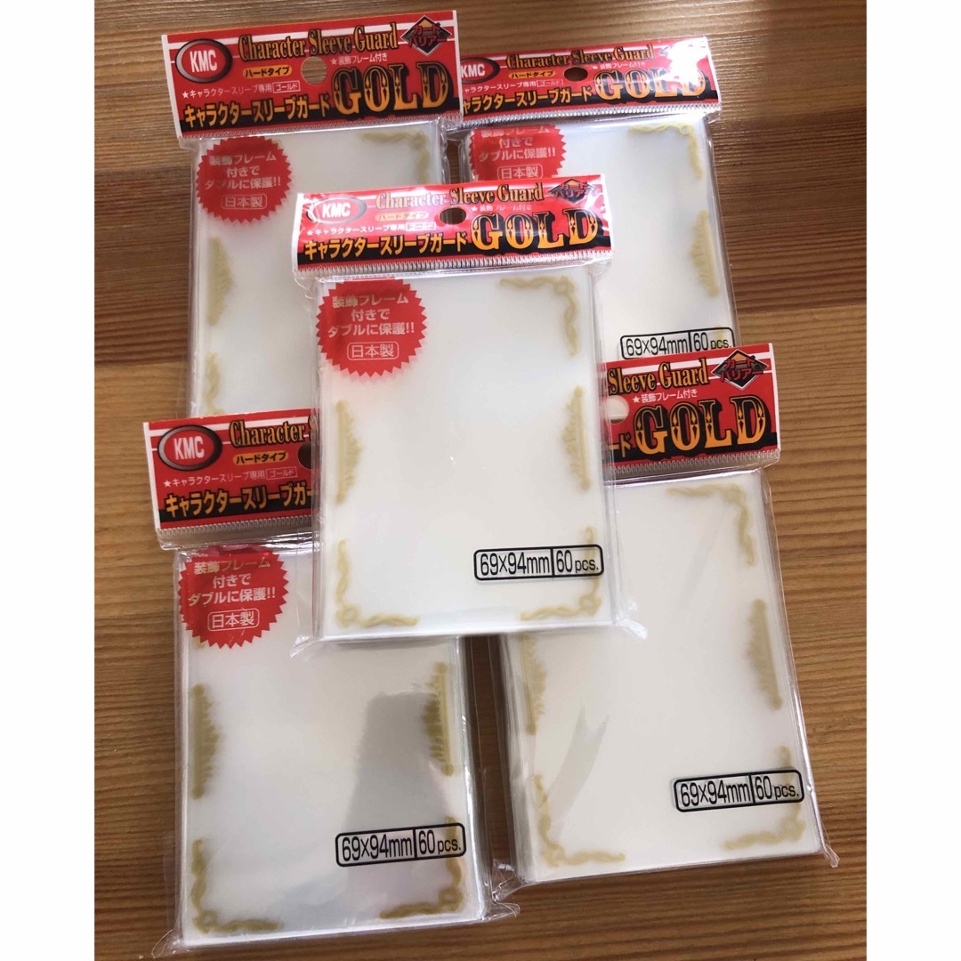 KMC - KMC キャラクタースリーブカード ゴールド 5個セットの通販 by